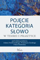 Okładka: Pojęcie – kategoria – słowo w teorii i praktyce