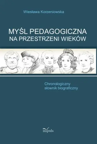 Okładka: Myśl pedagogiczna na przestrzeni wieków
