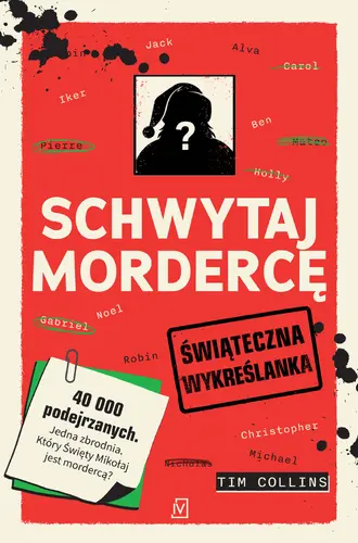 Okładka: Schwytaj mordercę. Świąteczna wykreślanka
