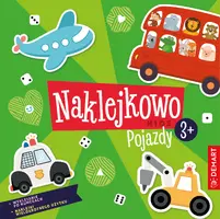 Okładka: Naklejkowo Kids 3+. Pojazdy