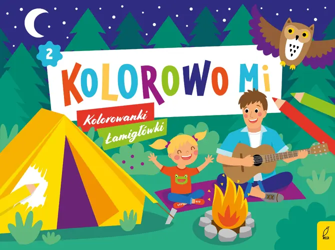 Okładka: Kolorowo mi. Kolorowanki i łamigłówki 2