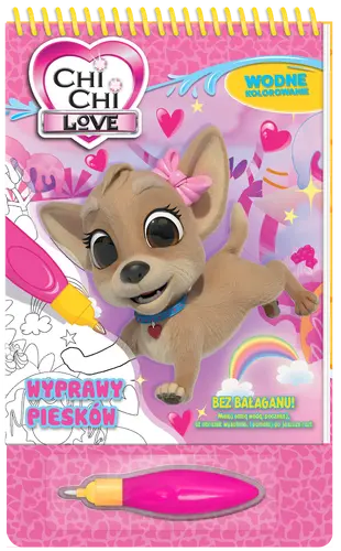 Okładka: Chi Chi Love. Wodne kolorowanie. Wyprawy piesków
