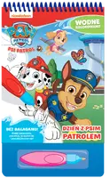 Okładka: Psi Patrol. Wodne kolorowanie. Dzień z Psim Patrolem