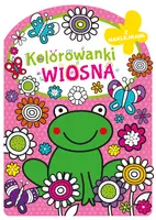 Okładka: Kolorowanka z wykrojnikiem. Wiosna
