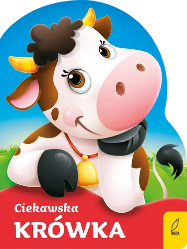 Okładka: Ciekawska krówka. Wykrojnik