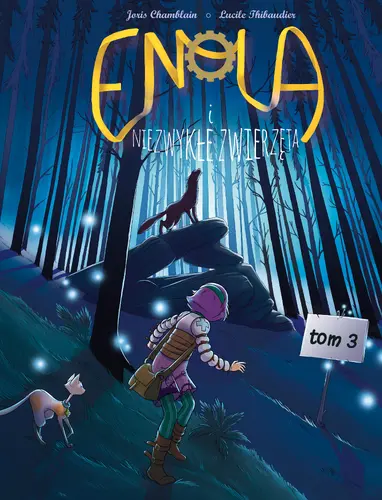 Okładka: Enola i niezwykłe zwierzęta. Tom 3