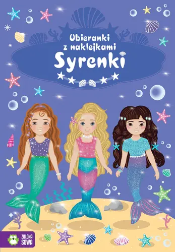 Okładka: Ubieranki z naklejkami. Syrenki