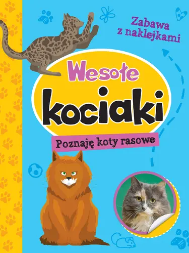 Okładka: Wesołe kociaki. Poznaję koty rasowe