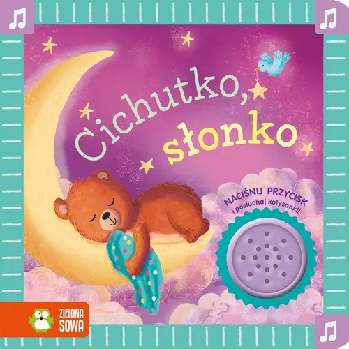 Okładka: Cichutko, słonko. Książka grająca