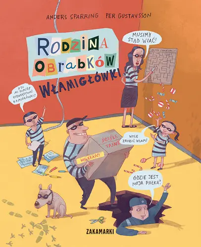 Okładka: Rodzina Obrabków. Włamigłówki