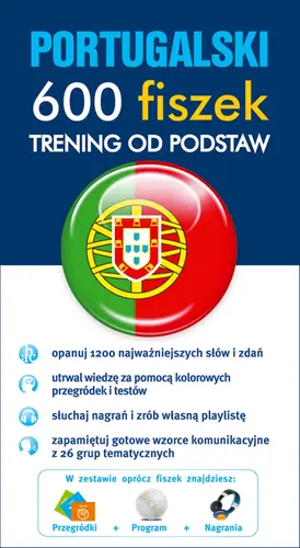Okładka: Portugalski 600 fiszek Trening od podstaw