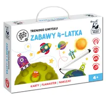 Okładka: Zabawy 4-latka. Trening umysłu. Kapitan Nauka