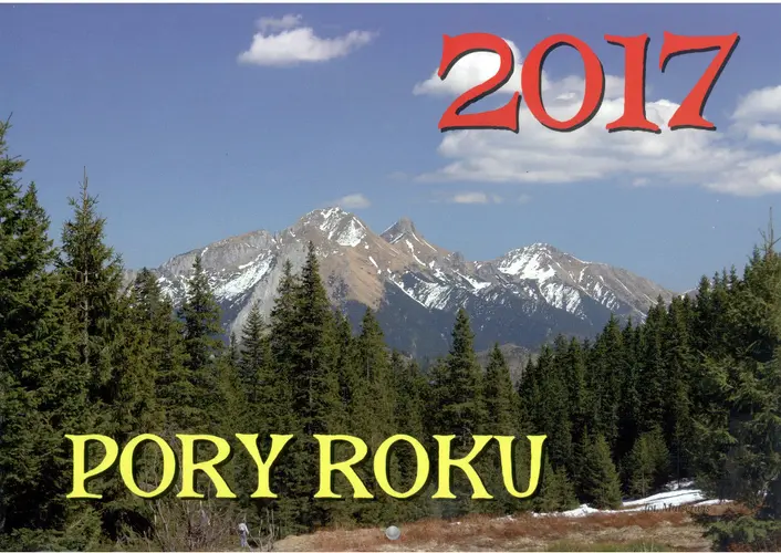 Okładka: Kalendarz wiszący 2017. Pory roku