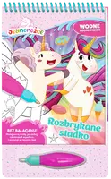 Okładka: Moje Jednorożce. Wodne kolorowanie cz. 2 Rozbrykane stadko