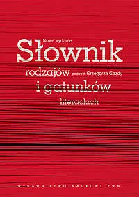 Okładka: Słownik rodzajów i gatunków literackich
