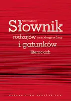 Okładka: Słownik rodzajów i gatunków literackich