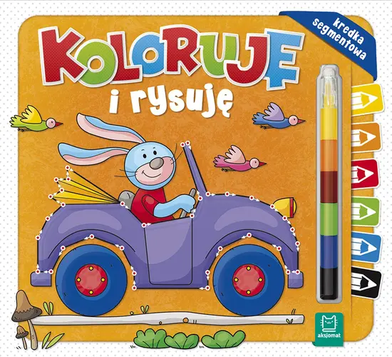 Okładka: Koloruję i rysuję. Kredka segmentowa