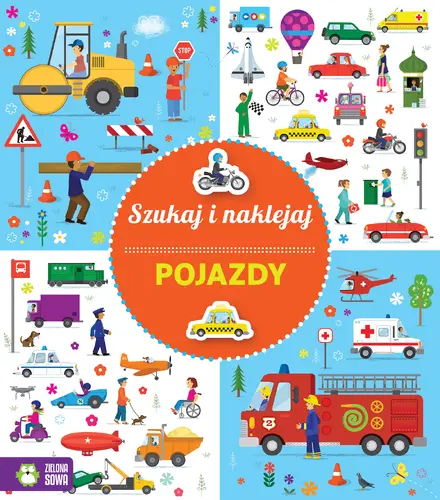 Okładka: Szukaj i naklejaj. Pojazdy