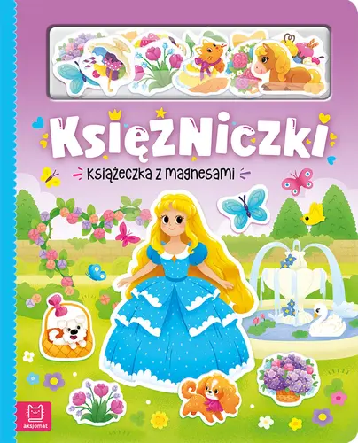 Okładka: Księżniczki. Książeczka z magnesami
