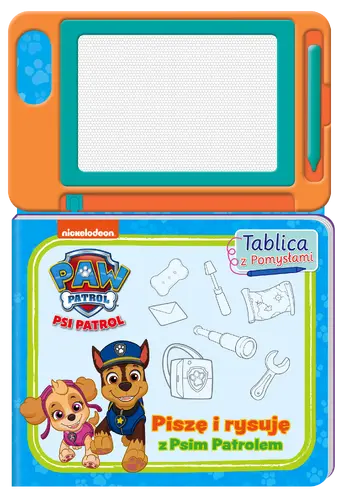 Okładka: Psi Patrol. Tablica z pomysłami. Piszę i rysuję z Psim Patrolem!