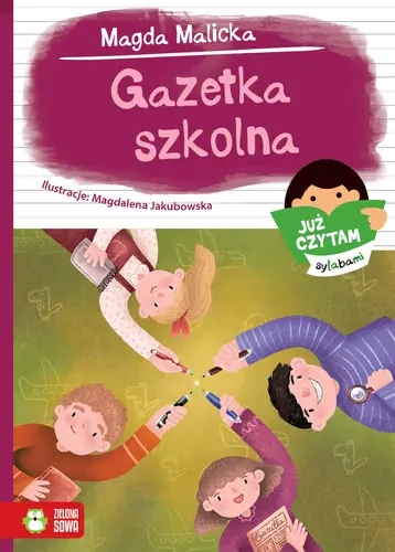 Okładka: Już czytam sylabami. Gazetka szkolna