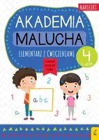 Okładka: Akademia malucha. Elementarz z ćwiczeniami. 4-latek