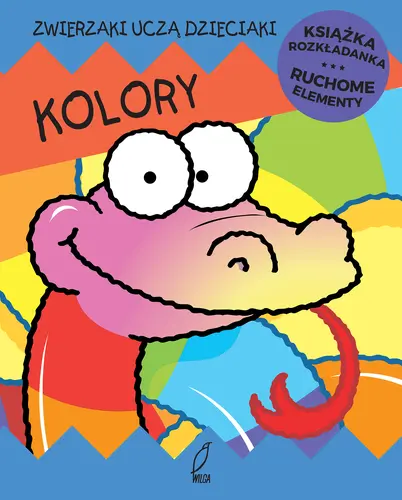 Okładka: Kolory. Książka rozkładana. Ruchome Elementy
