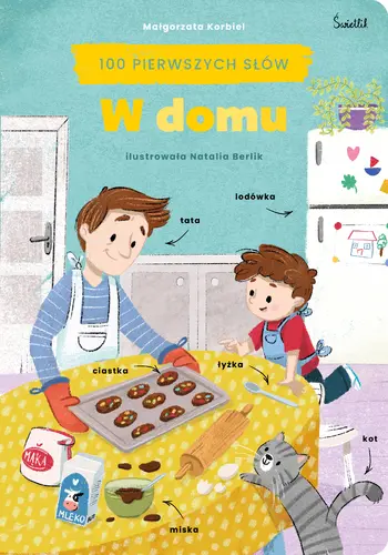 Okładka: W domu. 100 pierwszych słów
