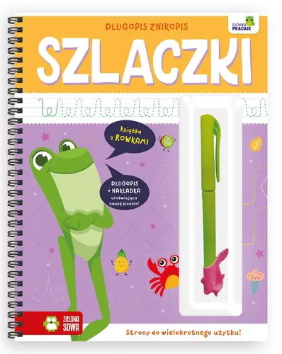 Okładka: Długopis znikopis. Szlaczki