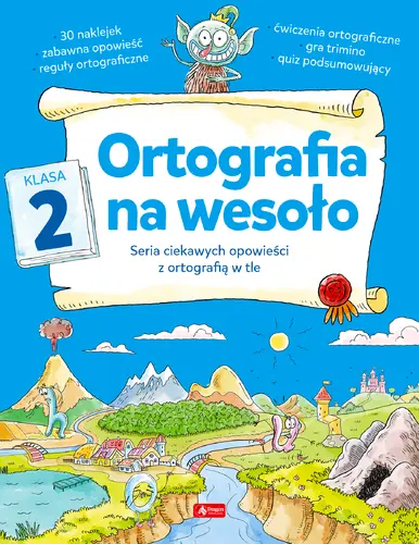 Okładka: Ortografia na wesoło. Klasa 2