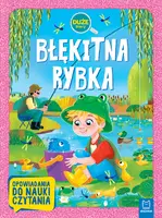 Okładka: Błękitna rybka. Duże litery. Opowiadania do nauki czytania