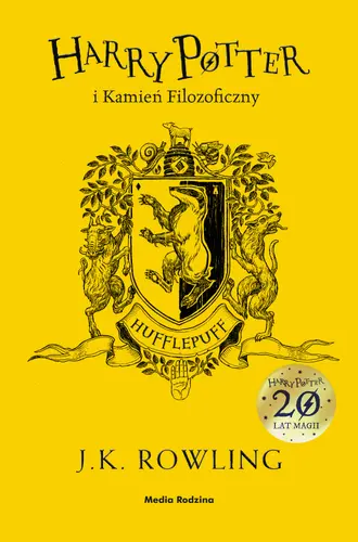 Okładka: Harry Potter i kamień filozoficzny (Hufflepuff)