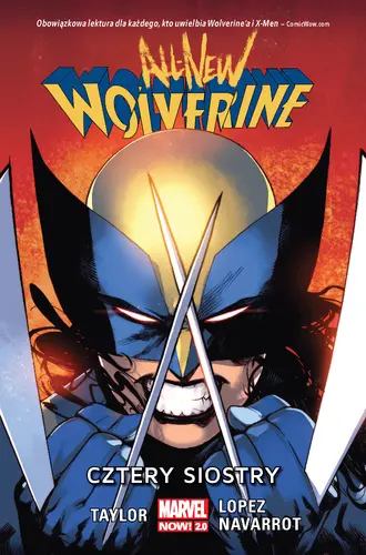 Okładka: All-New Wolverine – Cztery siostry, tom 1. Marvel Now 2.0