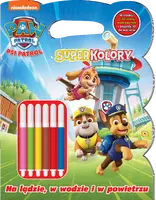 Okładka: Psi Patrol. SUPERKOLORY cz. 8 Na lądzie, w wodzie i w powietrzu