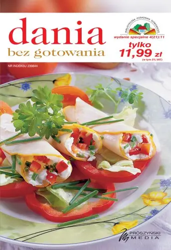 Okładka: Biblioteczka Poradnika Domowego. Dania bez gotowania (wyd. spec. 04/2011)