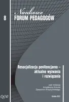 Okładka: Resocjalizacja penitencjarna – aktualne wyzwania i rozwiązania