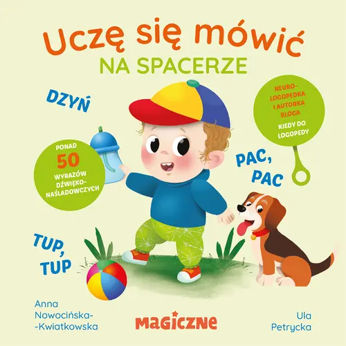 Okładka: Uczę się mówić. Na spacerze