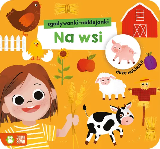 Okładka: Zgadywanki-naklejanki. Na wsi