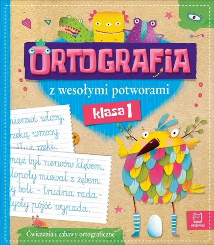 Okładka: Ortografia z wesołymi potworami klasa 1