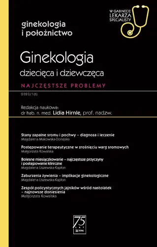 Okładka: Ginekologia dziecięca i dziewczęca. W gabinecie lekarza specjalisty.