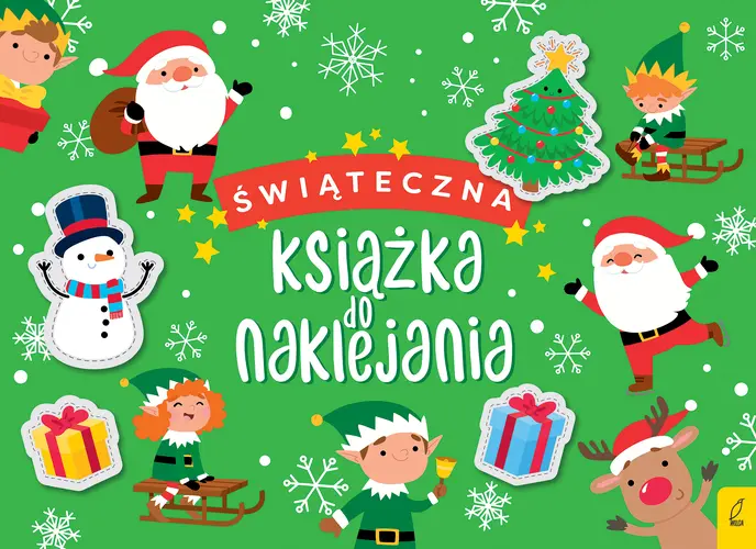 Okładka: Świąteczna książka do naklejania