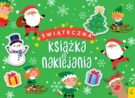Okładka: Świąteczna książka do naklejania