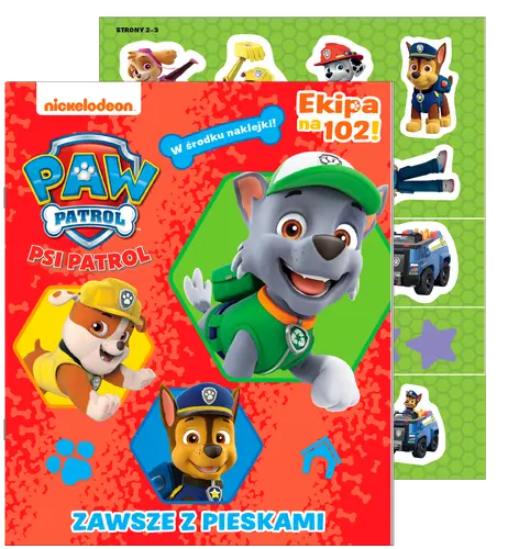 Okładka: Psi Patrol Ekipa na 102 cz. 46 Zawsze z pieskami