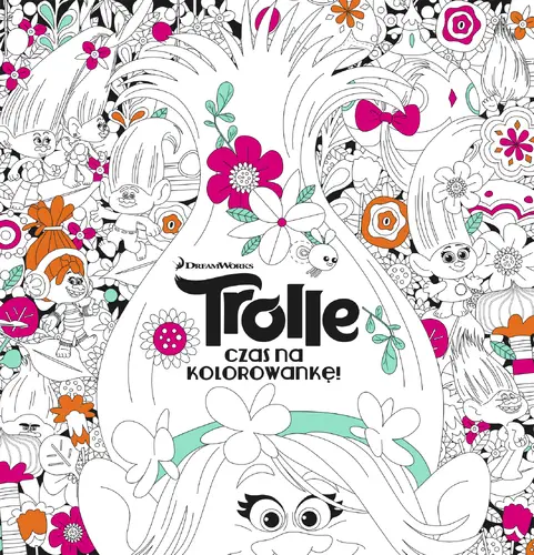 Okładka: Trolle. Czas na kolorowankę!