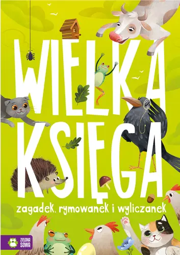 Okładka: Wielka księga zagadek, rymowanek, wyliczanek