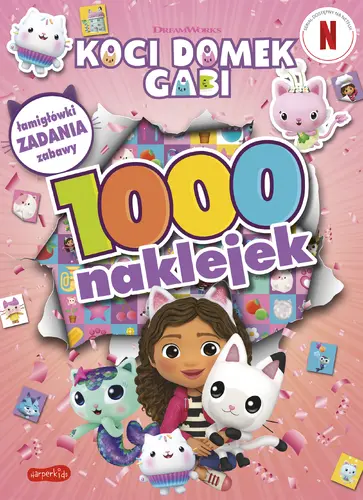 Okładka: Koci Domek Gabi. 1000 naklejek