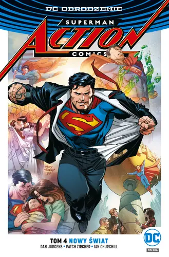Okładka: Superman Action Comics – Nowy świat, tom 4