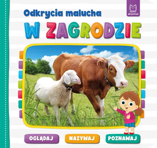 Okładka: Odkrycia malucha. W zagrodzie. Oglądaj, nazywaj, poznawaj