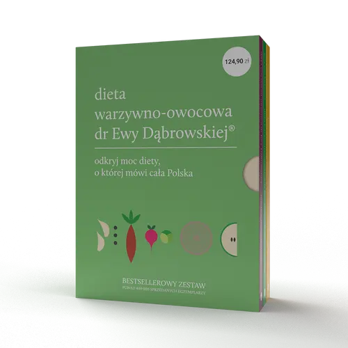Okładka: KPL - Dieta warzywno-owocowa dr Ewy Dąbrowskiej (wyd 2.)