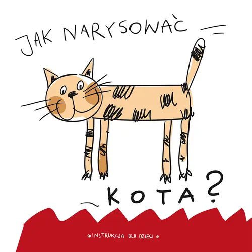Okładka: Jak narysować kota?